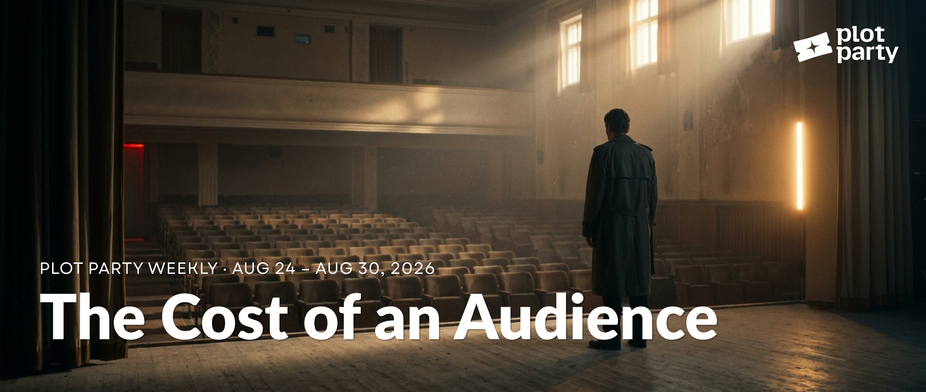 The Cost of an Audience - Plot Party Weekly 2026 W35